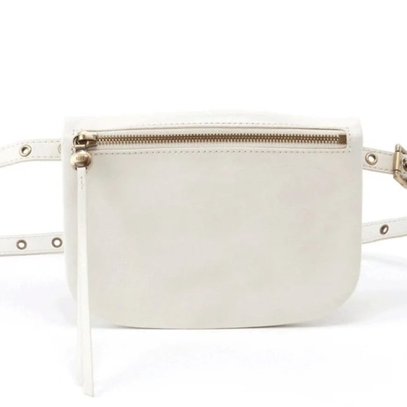NWT New Hobo Saunter Belt Bag Latte Leather Retired Rare